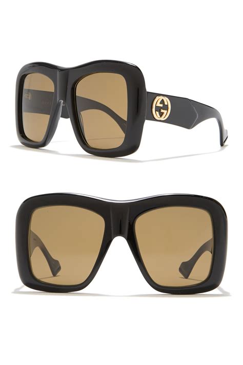 oversized square gucci sunglasses|gucci square sunglasses unisex.